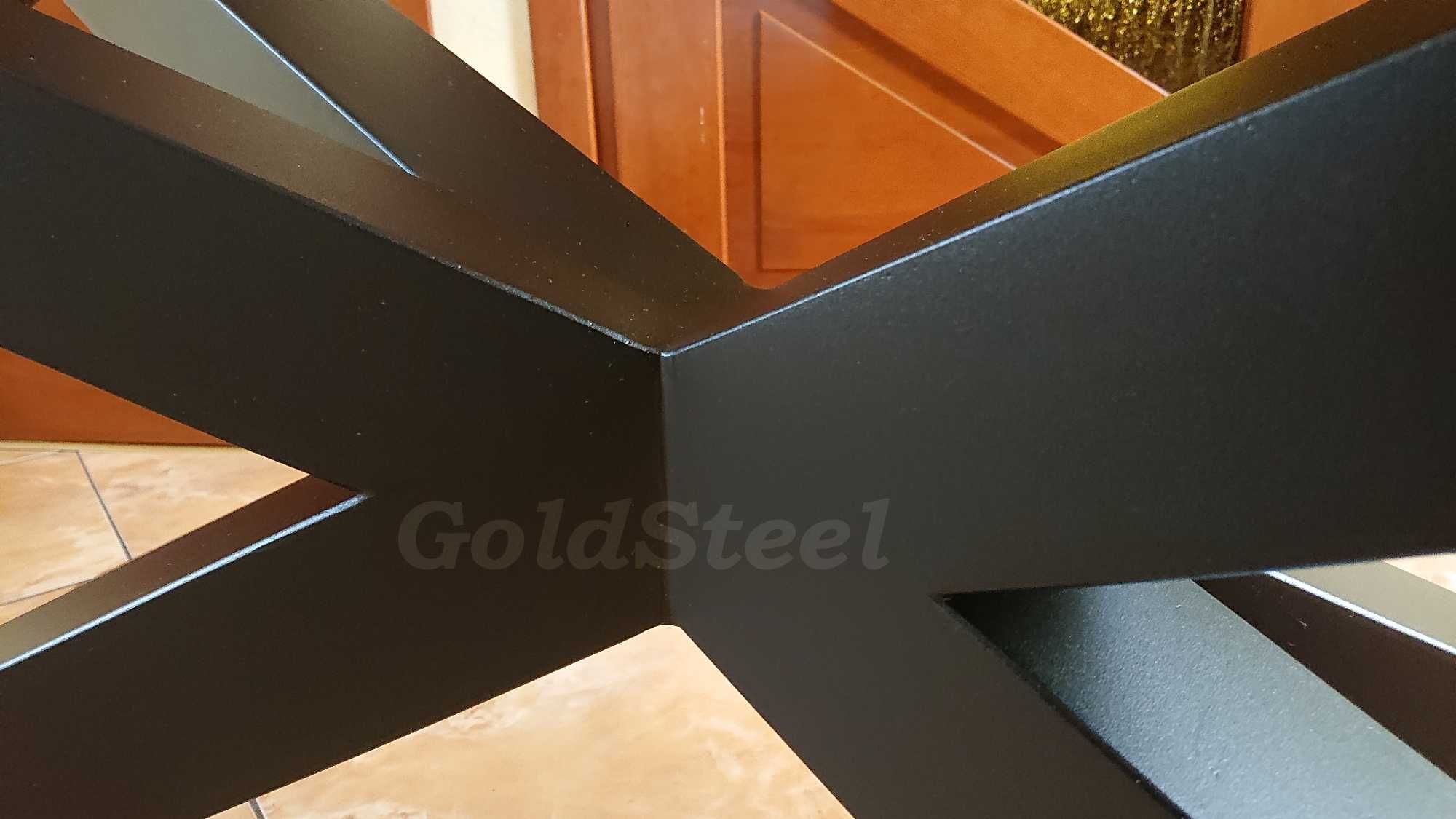 Nogi metalowe Typu PAJĄK XXL 140x75 profil 80X80 do stołu blatu stelaż