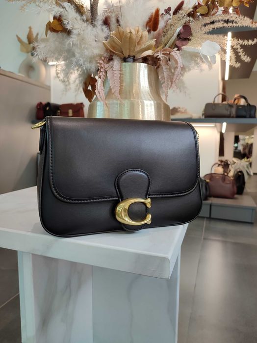 Сумка Coach Soft Tabby Shoulder Bag Black