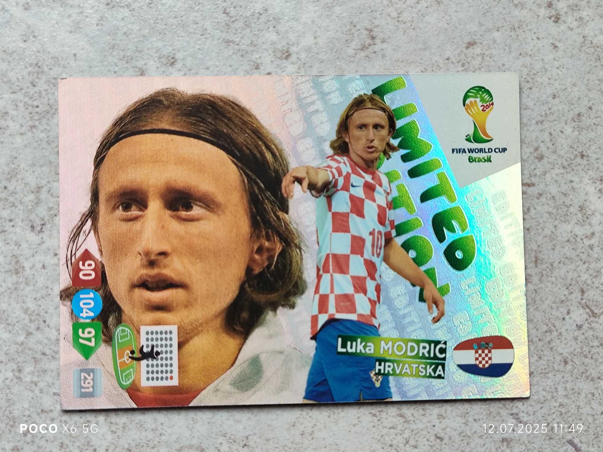 Luka modrić limited edition FIFA WORLD CUP BRASIL 2014