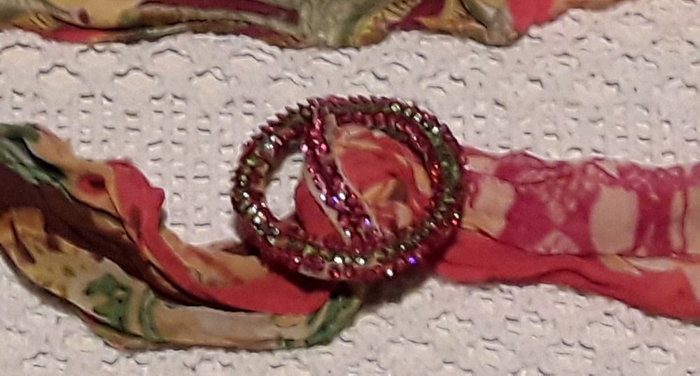 Cinto em tecido para adorno/enfeite