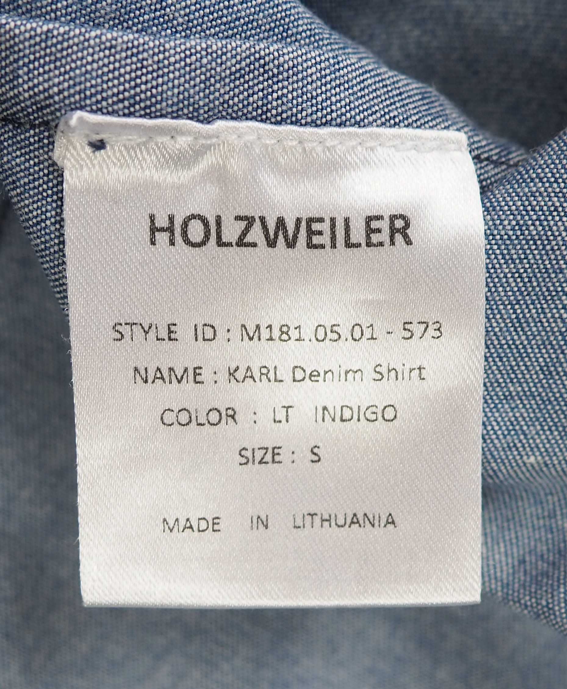 HOLZWEILER_Karl Denim Shirt_ koszula jeansowa męska_rozmiar S