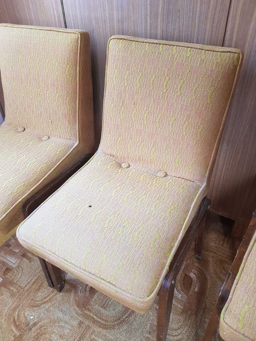 Komplet krzeseł AGA PRL 4szt,  Krzesło AGA