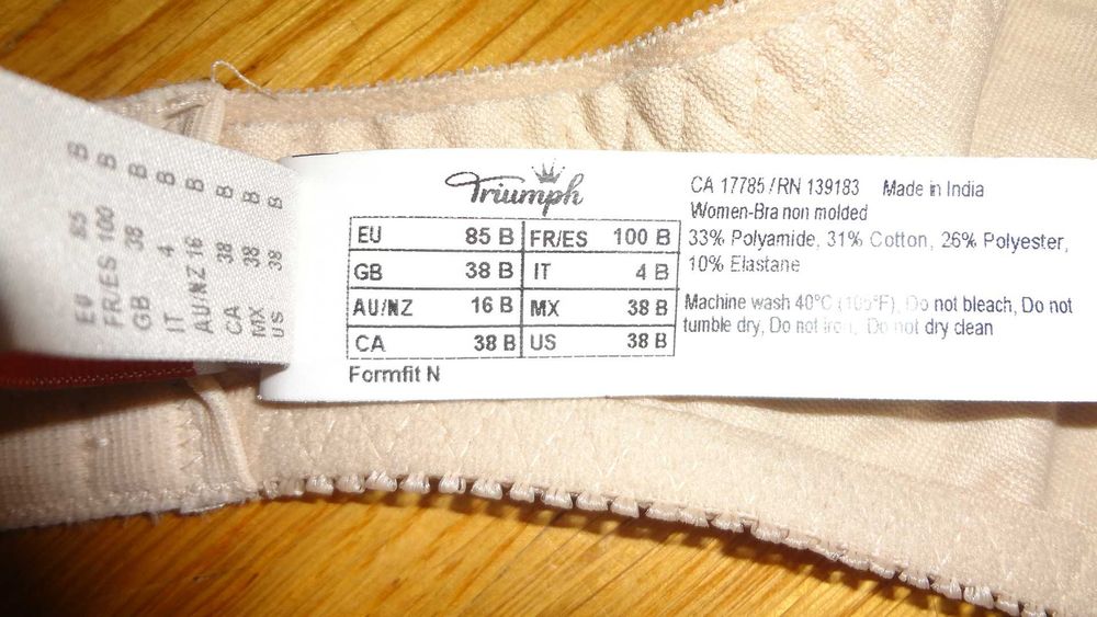 Biustonosz Triumph Formfit N r.85B, bawełna