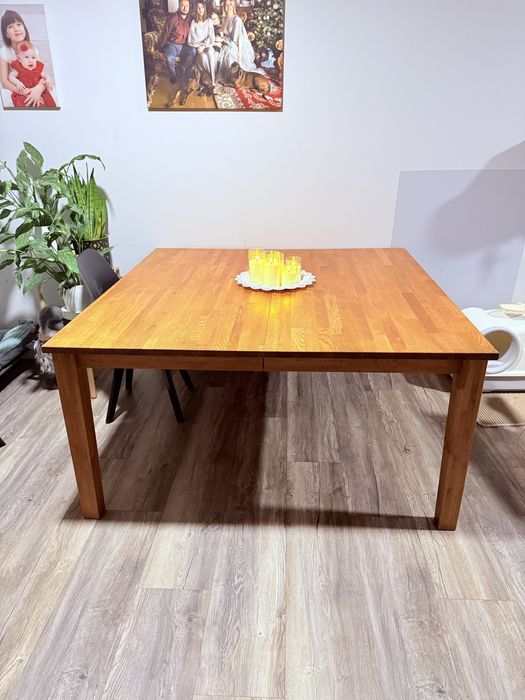 Stół drewniany 145x145 , rozkladany