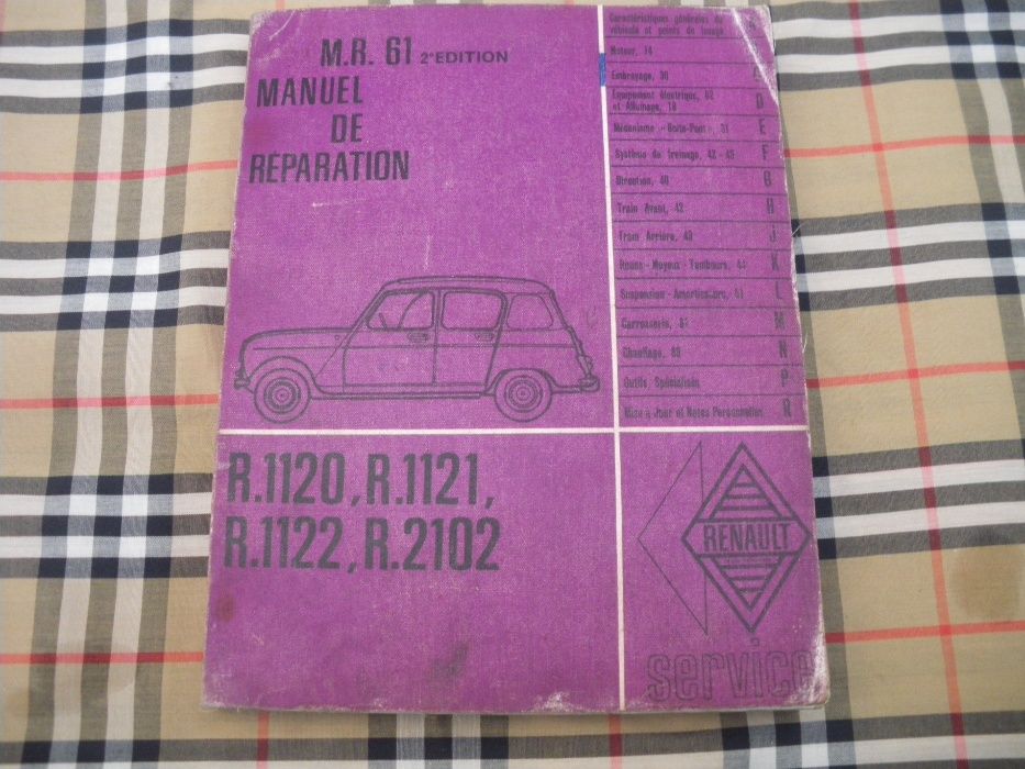 Renault 4 L - Manual de oficina/Reparação