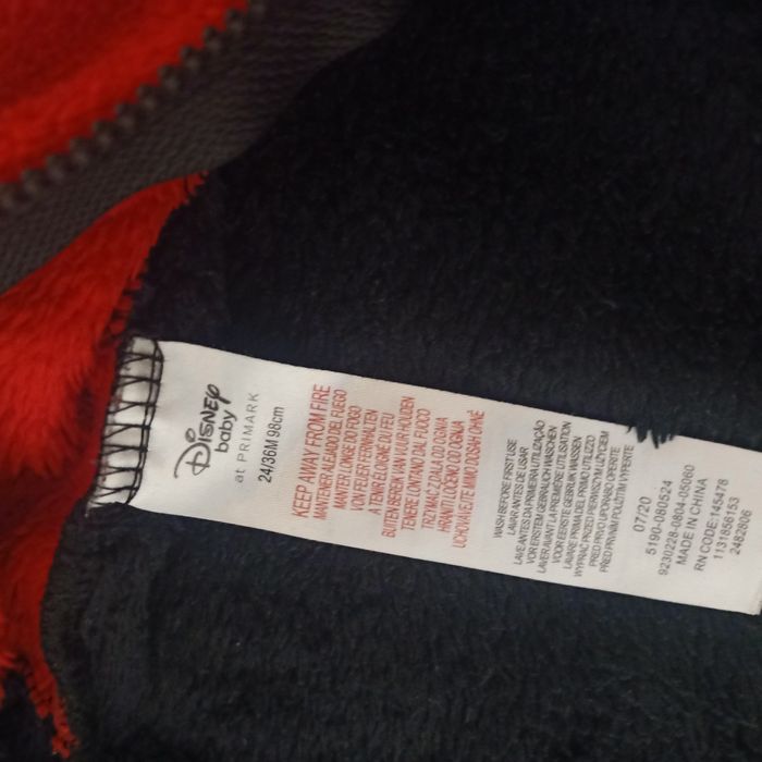 Дитячий теплий комбінезон-чоловічок Міккі-маус