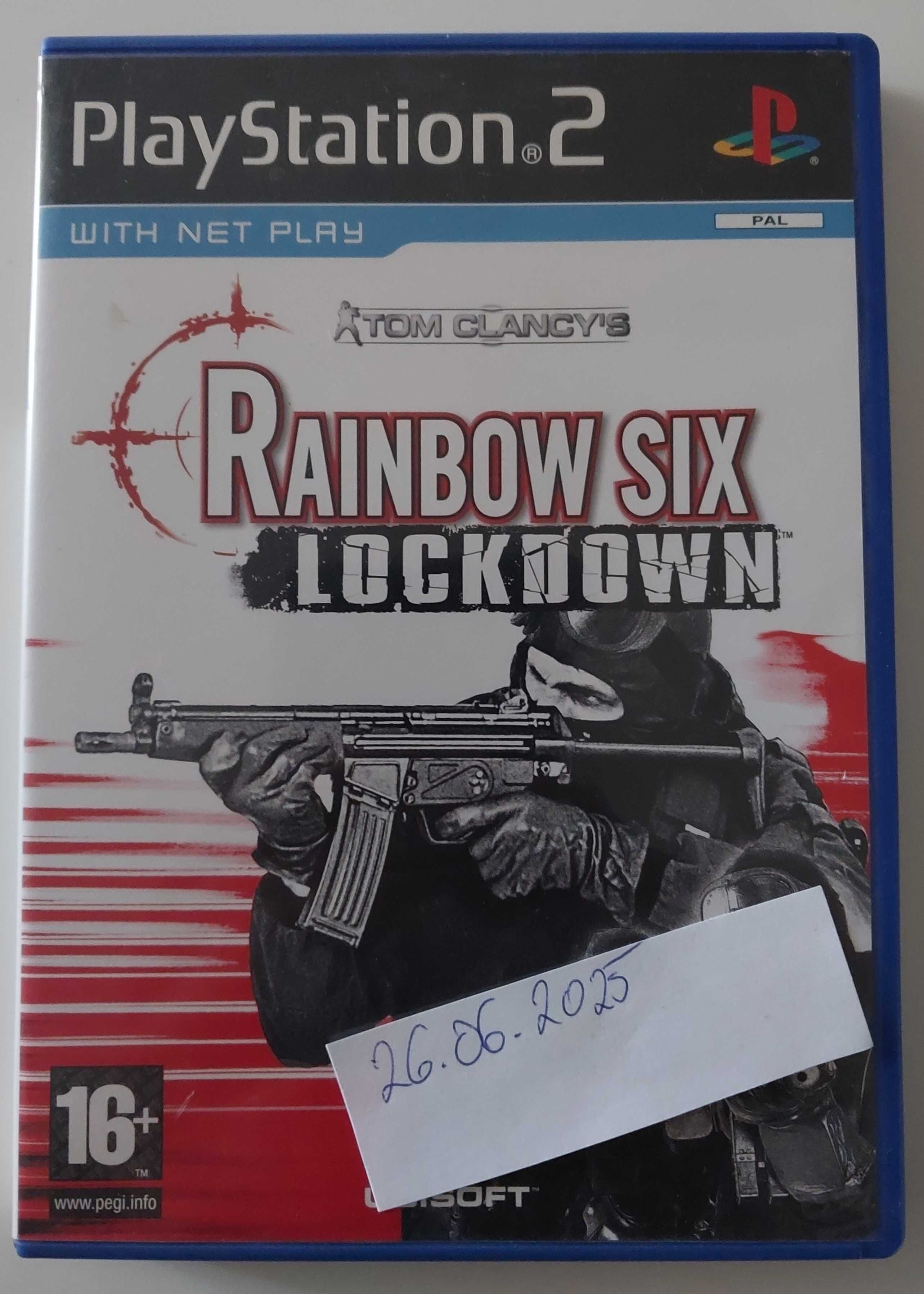 Rainbow Six Lockdown Playstation 2 Stan BDB