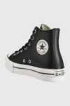 Детские кожаные кеды Converse Chuck Taylor All Star Eva Lift
цвет чёрн