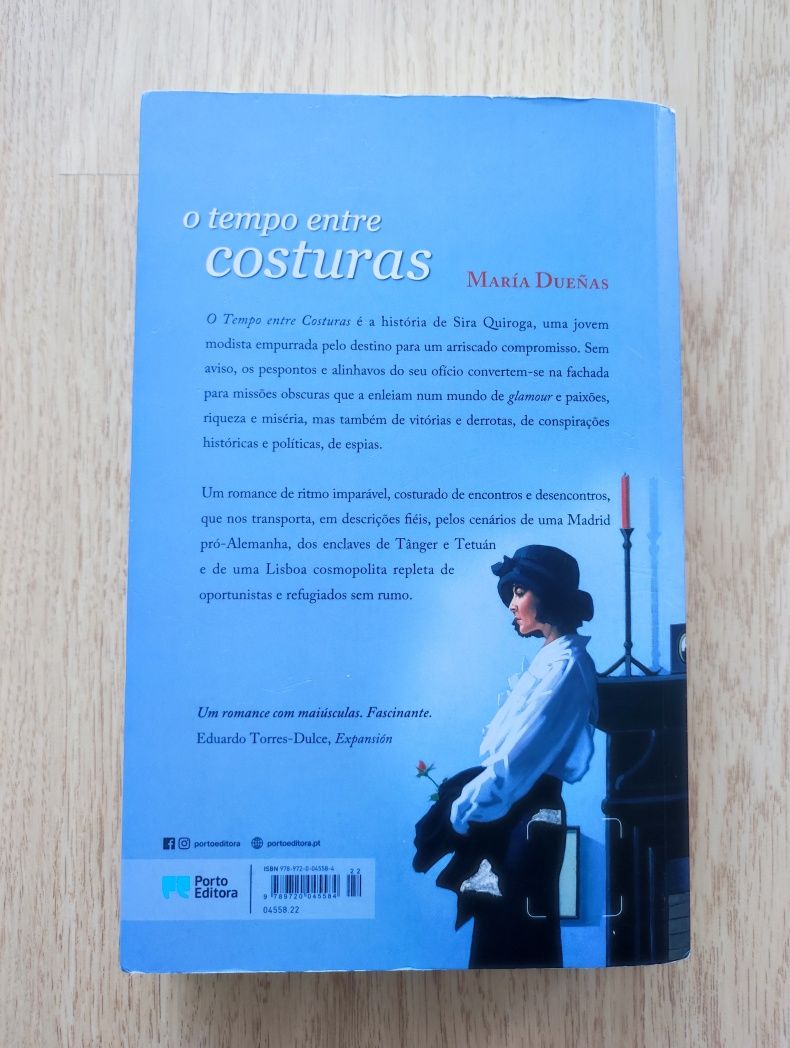 Livro "O Tempo entre Costuras", María Duenas.