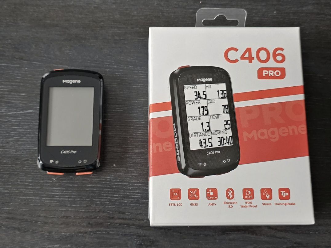 Magene C406 PRO licznik komputer rowerowy GPS Bluetooth/ANT Radar
