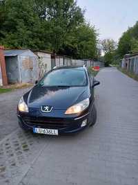 Peugeot 407 SW  2010r. oszczędny 1.6 diesel klimatyzacja PT OC do 2025