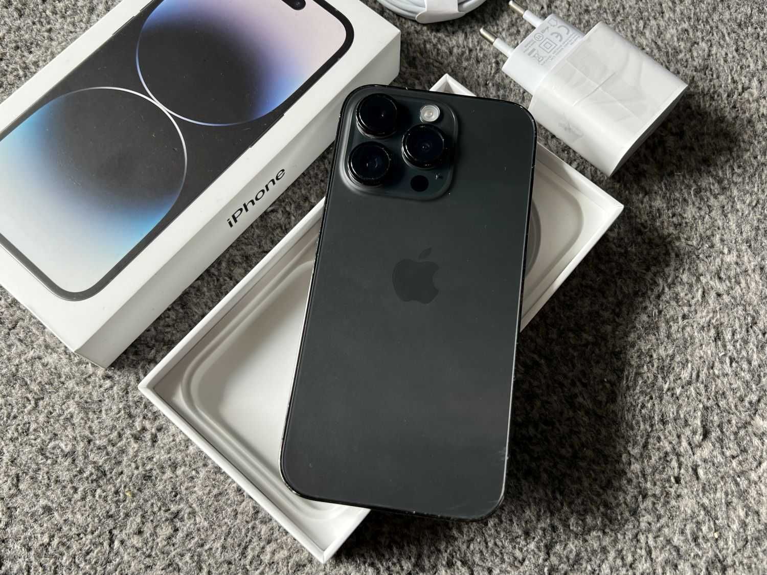 iPhone 14 Pro 256GB SPACE GREY SZARY Black Bateria 98% GWARANCJA FV