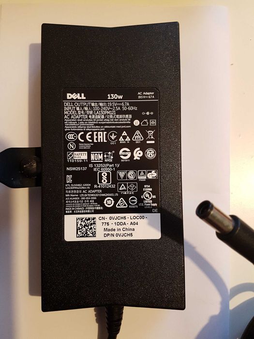 Ładowarka, zasilacz-DELL,HP,Lenovo do laptopa. Nowe i używane.