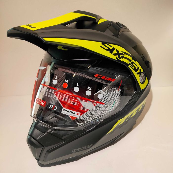 Capacete CGM Dual-sport trail adv mota novo