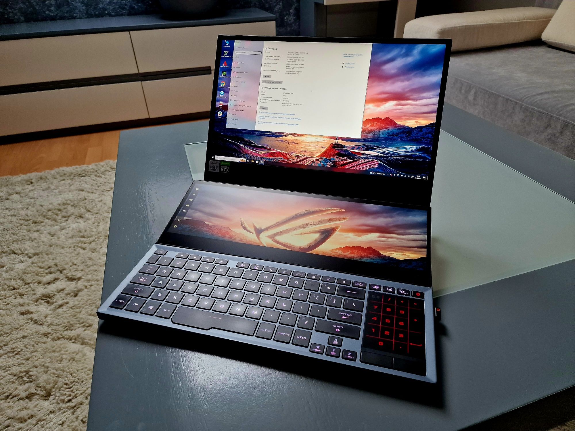 Asus rog zephyrus duo 15 32gb 2tb rtx2080super