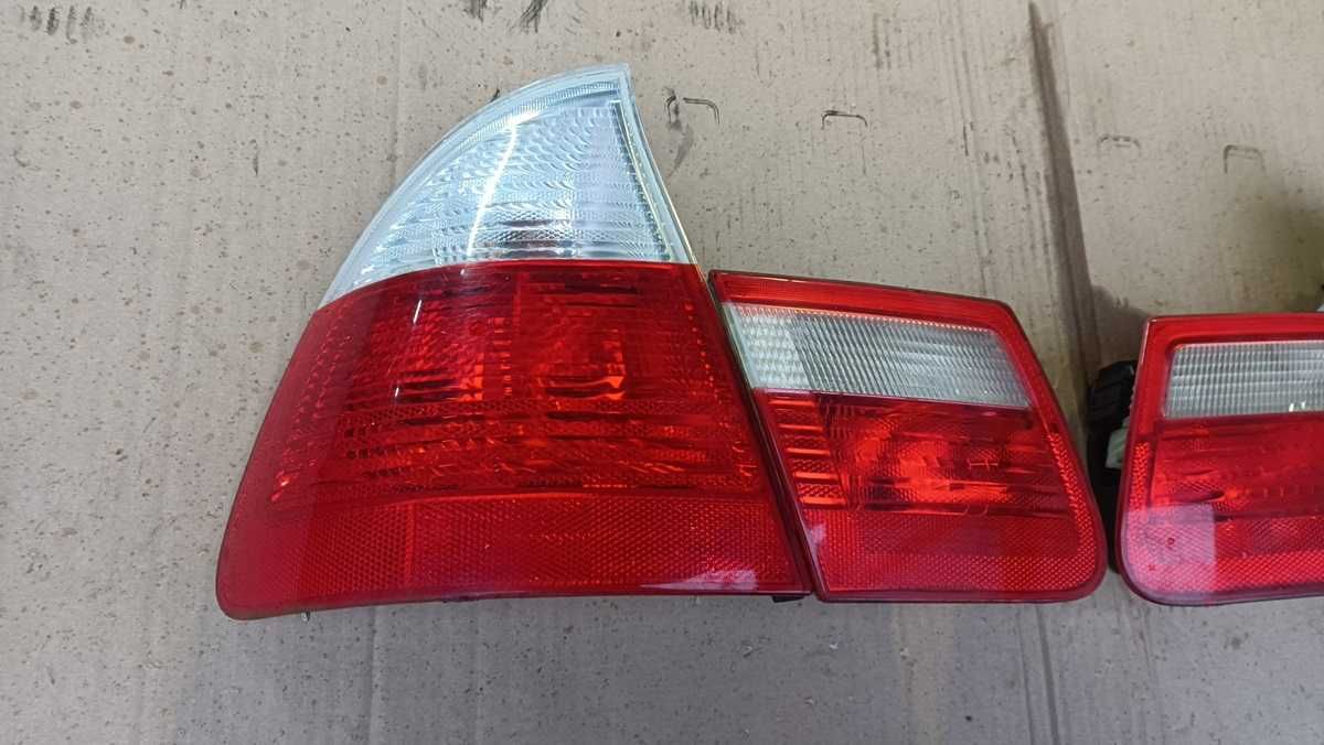 Lampy Tył Komplet Biały Kierunek BMW E46 Touring Kombi