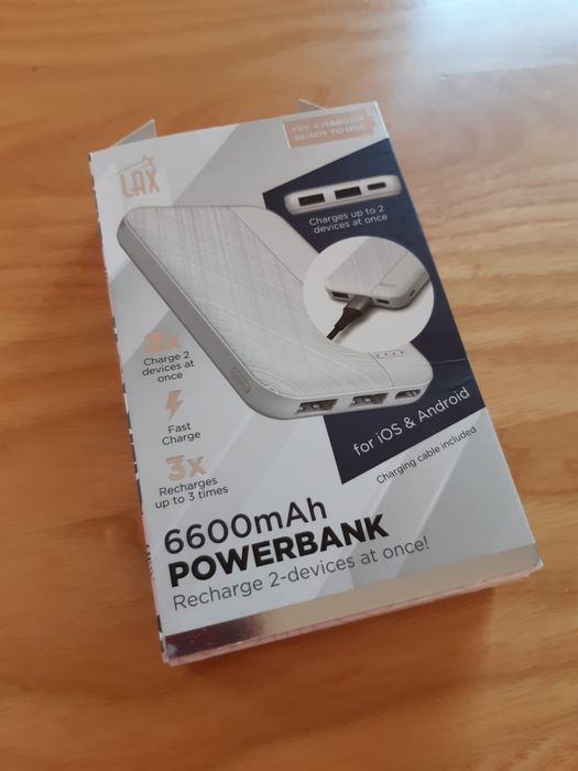 Nowy powerbank 6000 mAh
