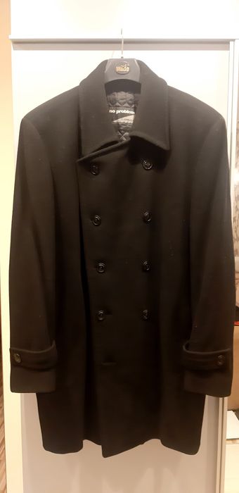 Płaszcz męski czarny 184