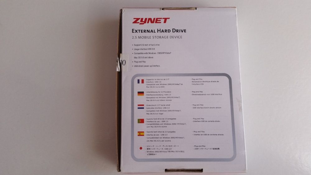 Жесткий диск Zynet 500gb
