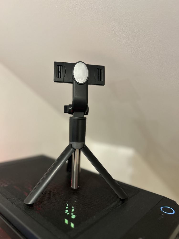Tripod na telefon, rozkładany, selfie stick, pilot na bluetooth