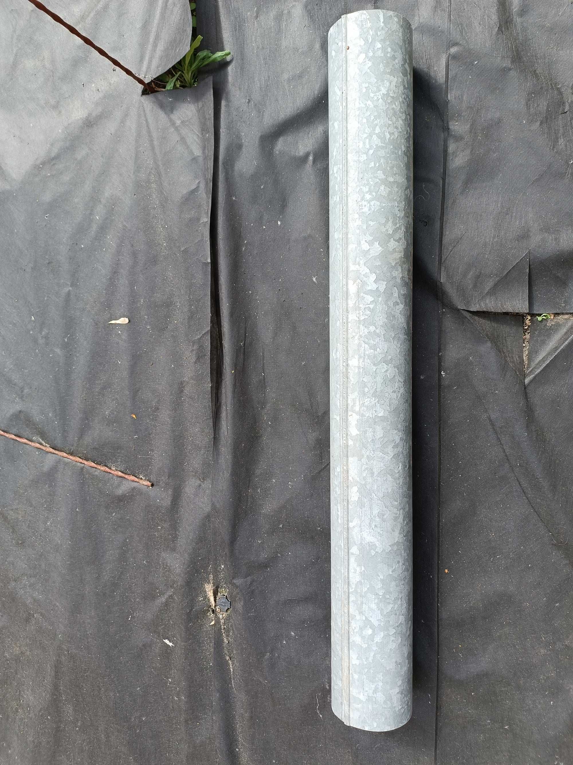 Rura spustowa ocynk, dł. 1m, średnica 120 mm, 18 sztuk