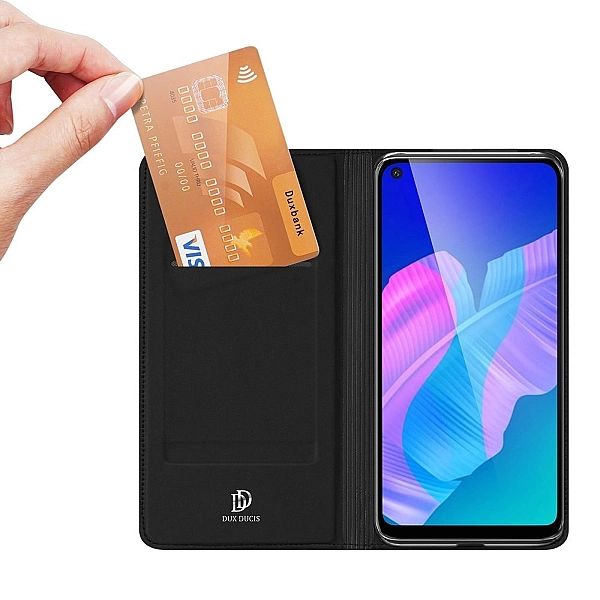 Etui z klapką Dux Ducis Skin Pro do Huawei P40 Lite E czarny