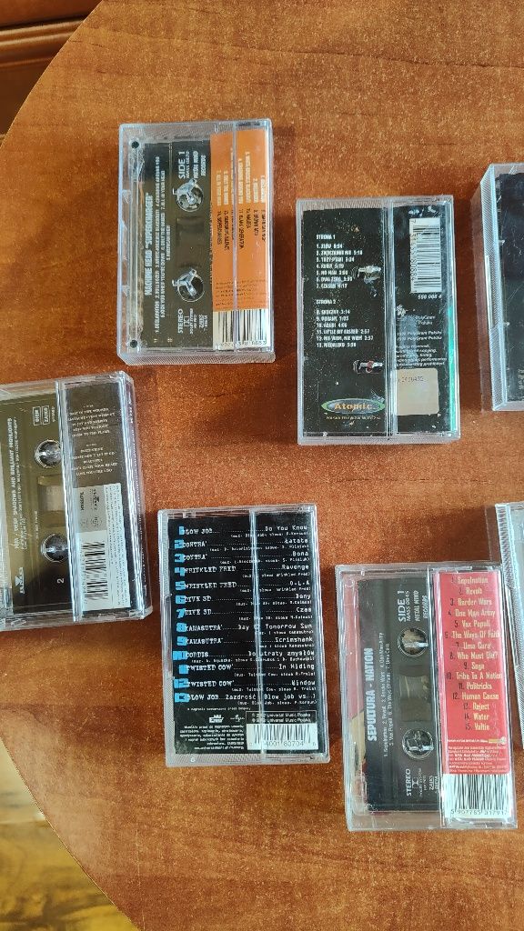 Kasety magnetofonowe orginały. Green Day,HIM,Sepultura,Illusion
