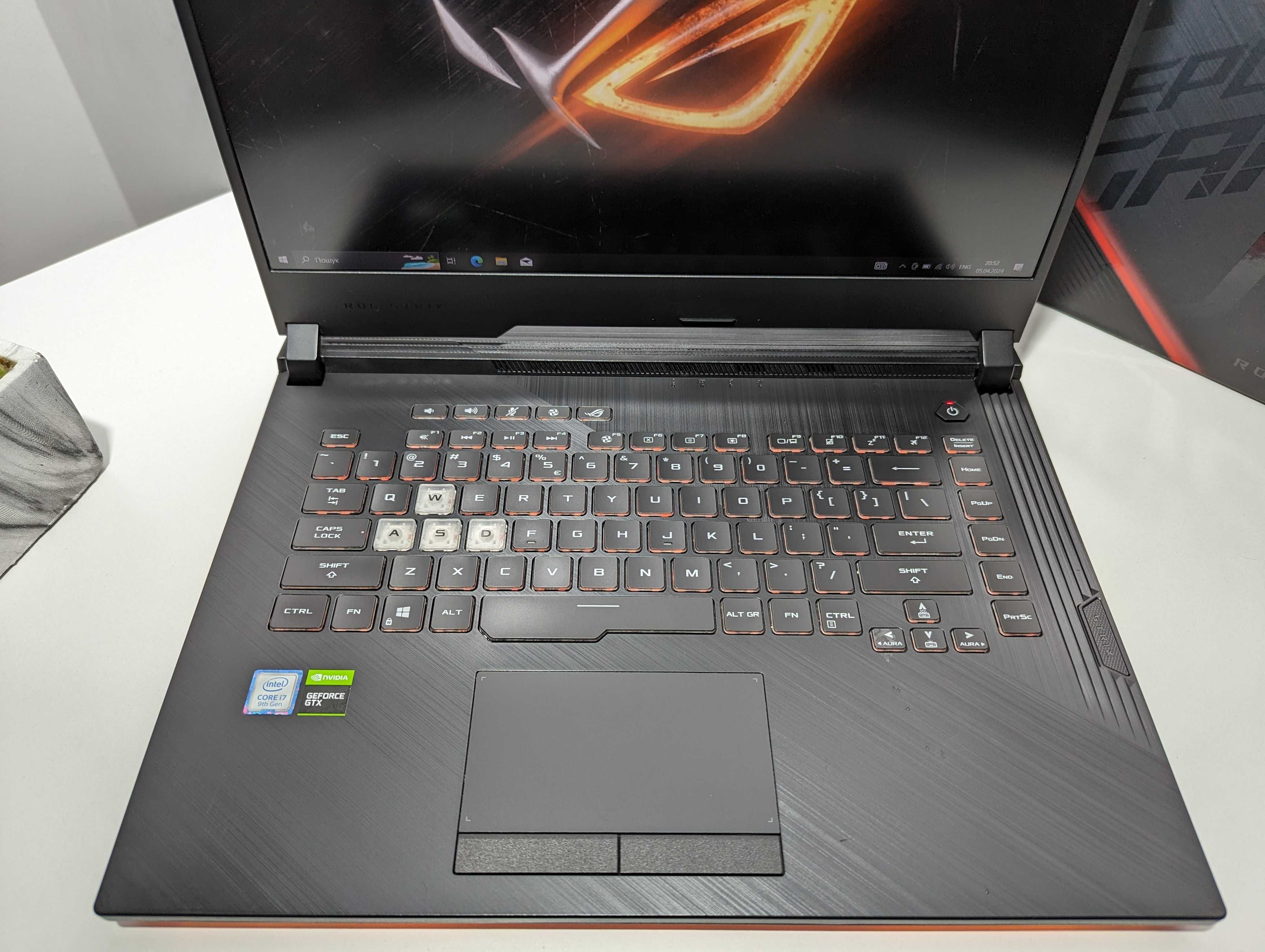 Asus ROG STRIX G531G Intel Core i7-9750H Nvidia GeForce GTX1660Ti 6Gb