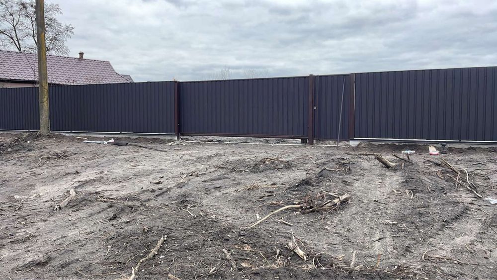 Забори ворота хозблоки навіси під ключ