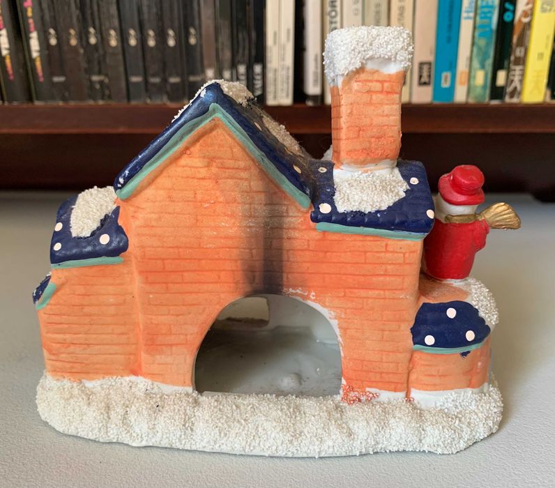 Decoração de Natal com Compartimento para Vela