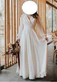 Suknia ślubna "Dama Couture" Megan - 34/36, 155 cm - dla niskiej osoby