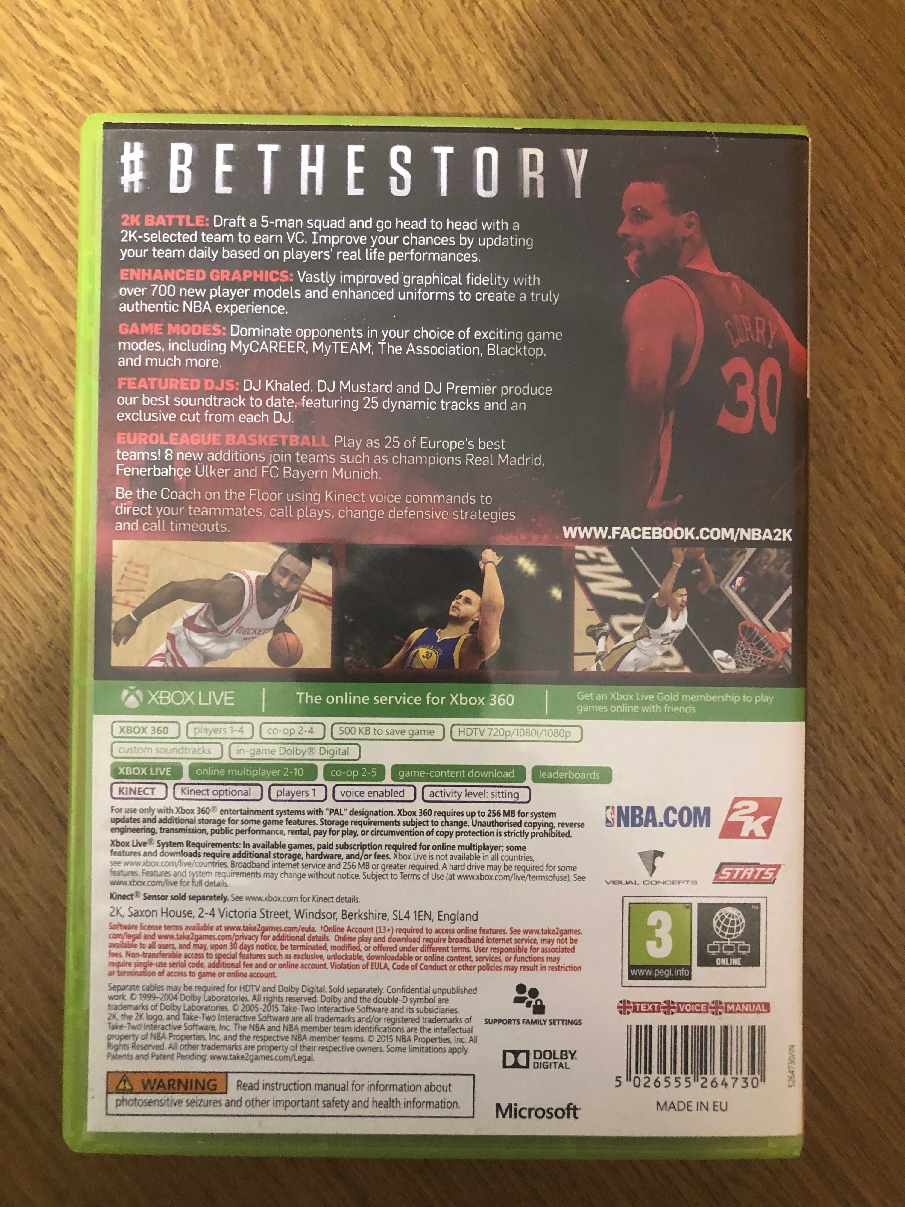 NBA 2K 16 na konsolę Xbox 360