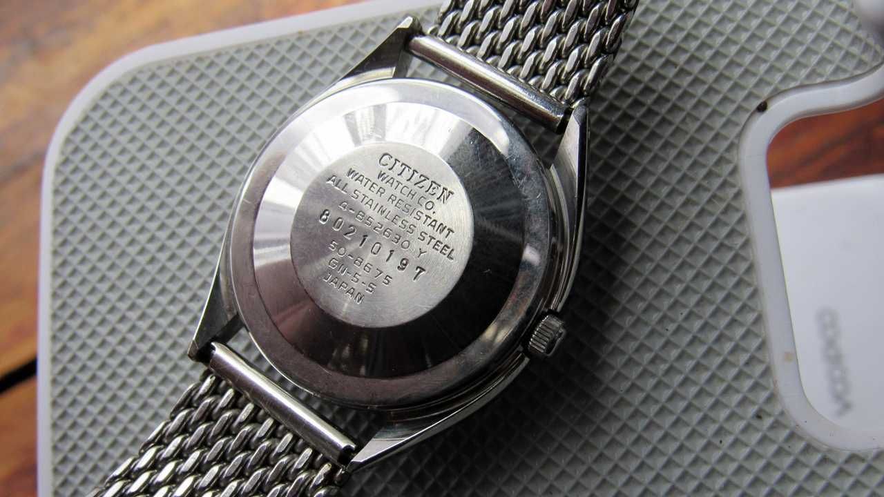 CITIZEN CRYSTRON męski zegarek vintage