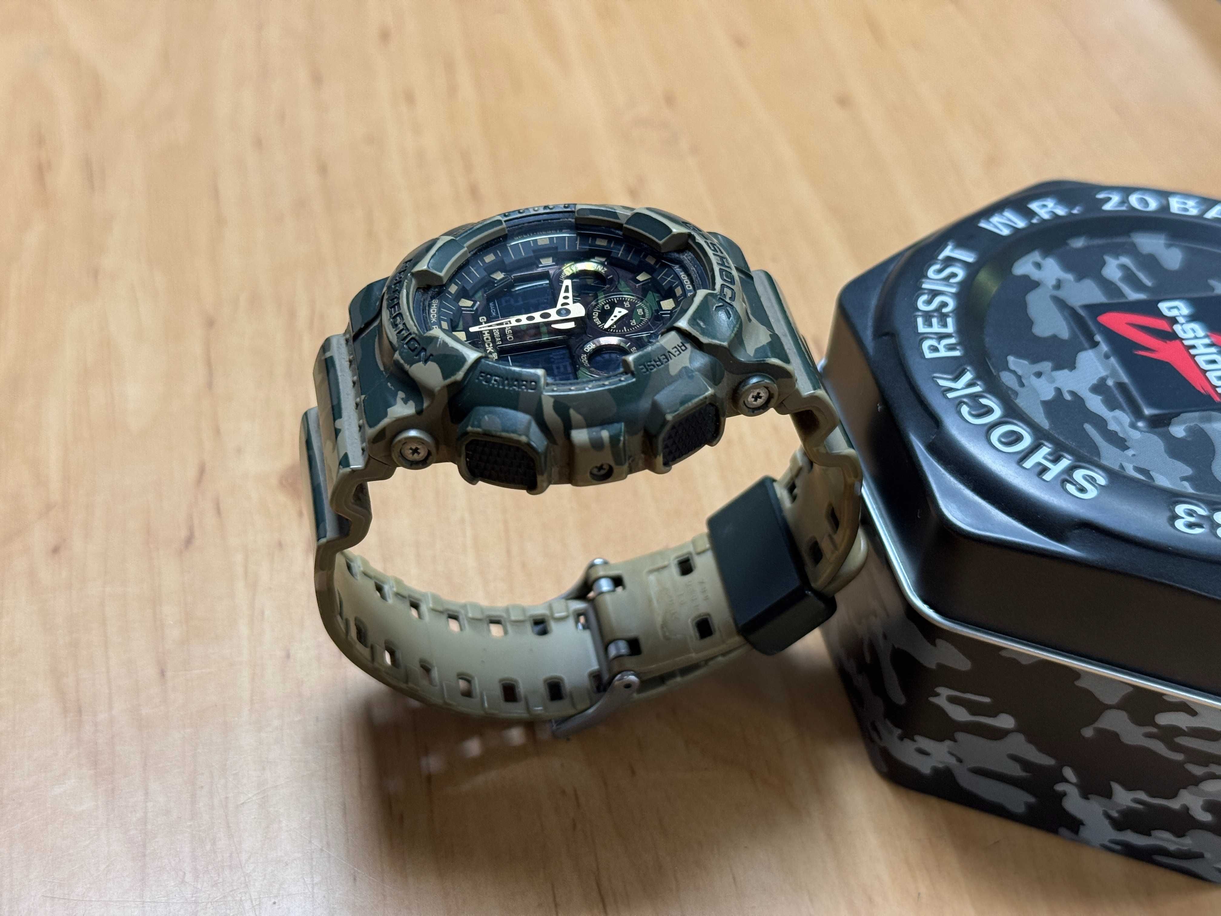 Zegarek Casio G-Shock GA-100CM moro