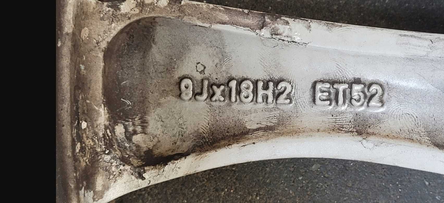 Диски Титани Audi TT 8J0601025S 5x112 9x18 ET52 A4 B8 A5 A6 C7 Колеса