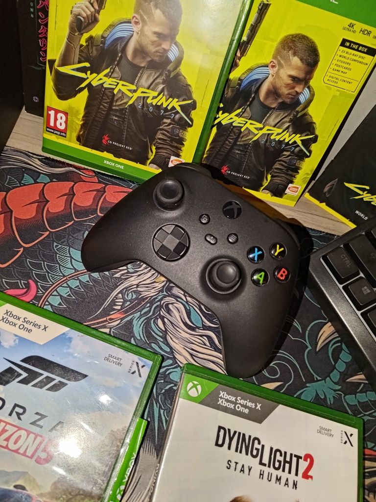 Xbox Series X Zestaw Konsola Gry Pady Klawa Mysz Słuchawki