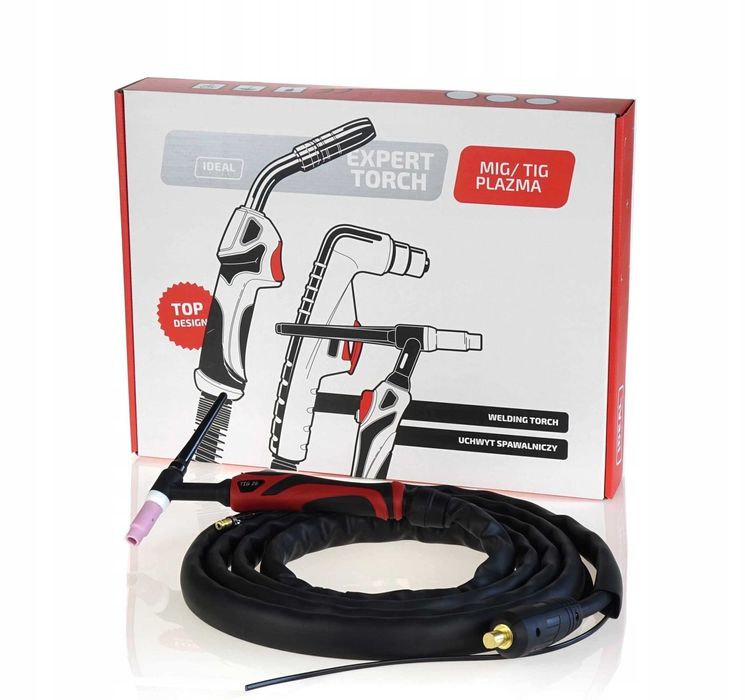Uchwyt spawalniczy TIG 26 8m DX50 SINGLE EXPERT Ideal