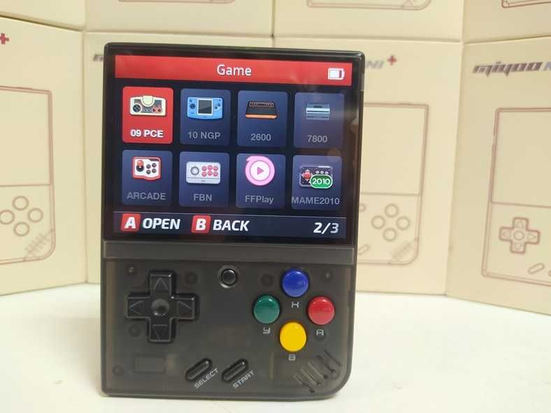 Карманна PSP приставка Miyoo Mini Plus 64GB Black Денди Play Station 1
