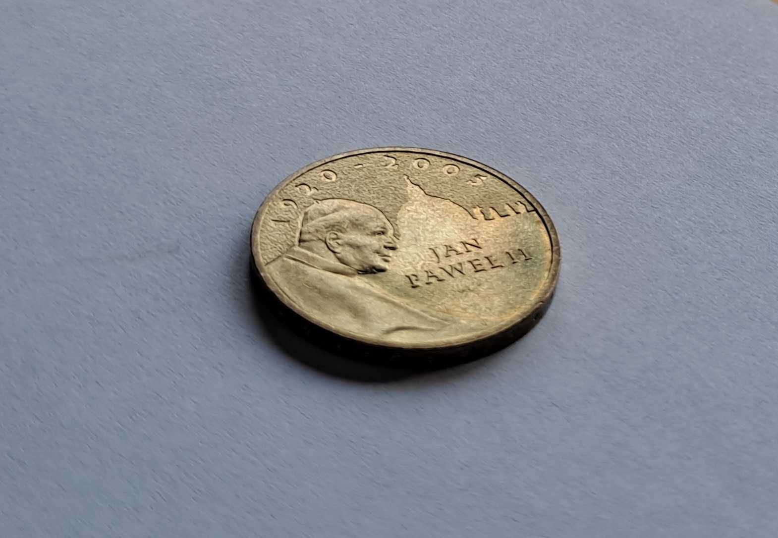 Moneta 2 zł Jan Paweł II 2005r.