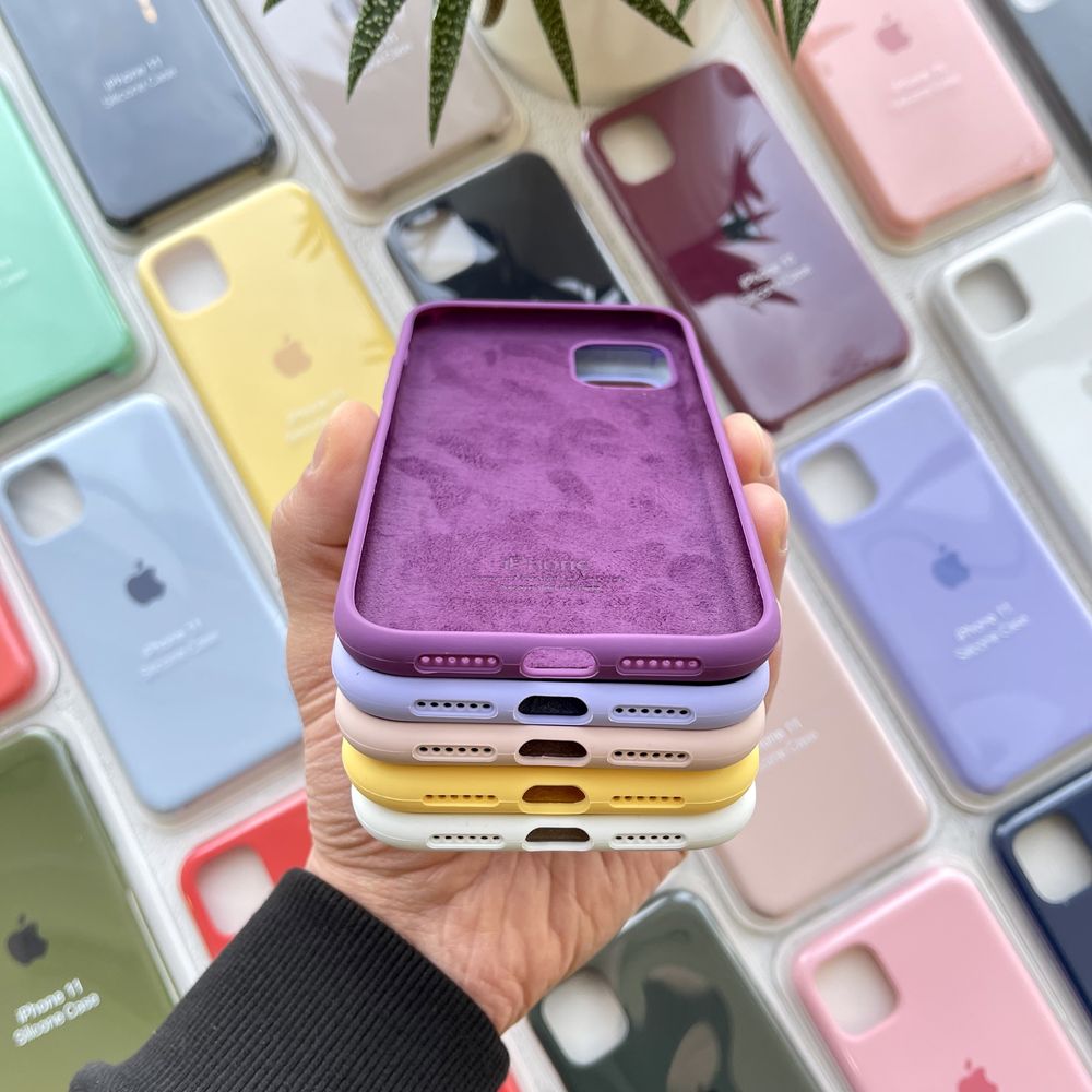 Чохол Silicone case для iPhone 11 та інші моделі | Чехол на Айфон 11