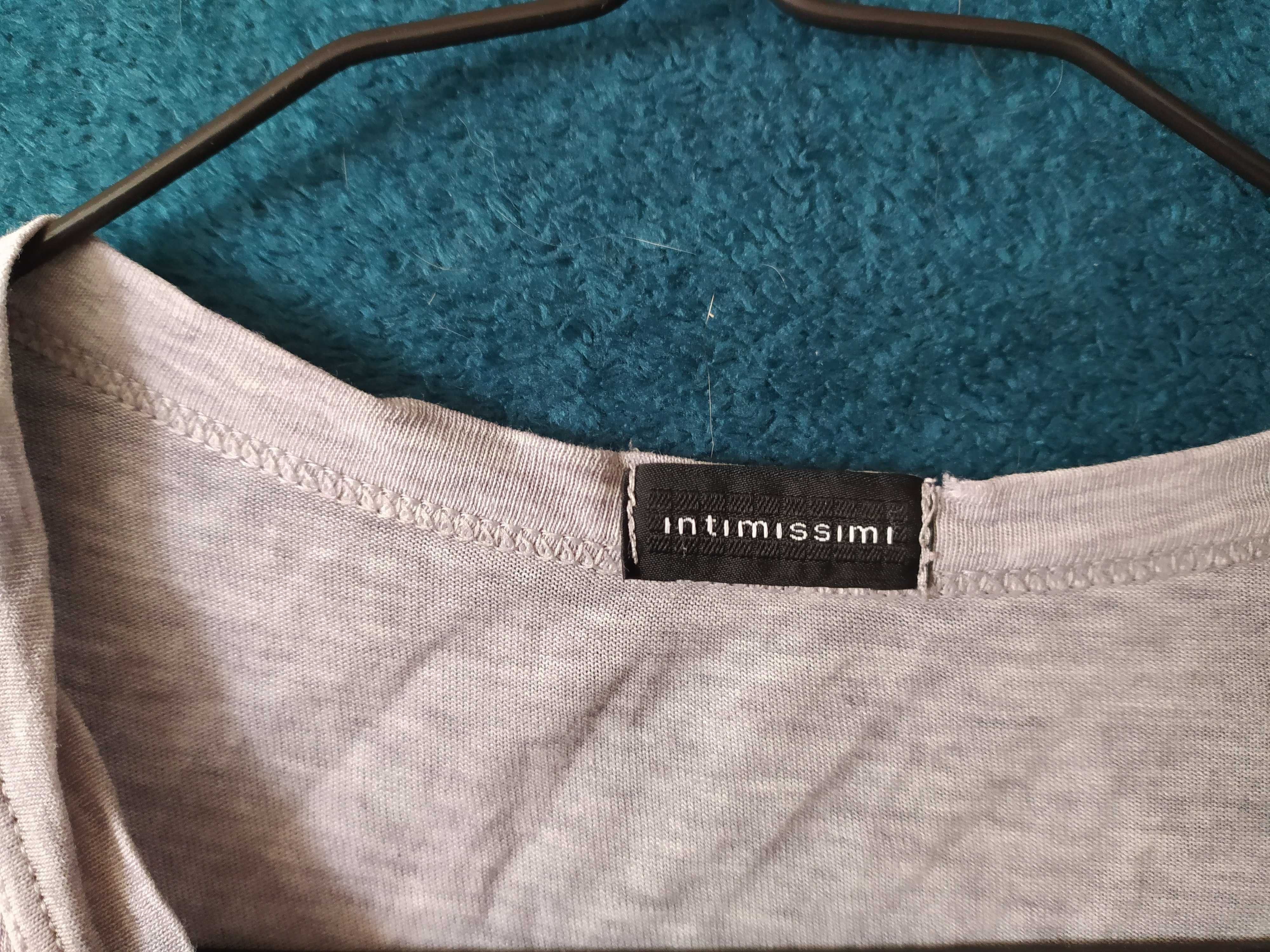Koszulka damska Intimissimi rozmiar L szary tshirt