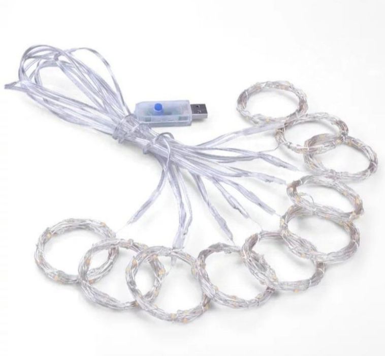 Гірлянда штора роса крапля на вікно 300 led 3*3 м з пультом