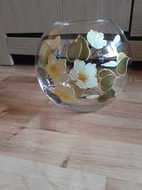wazon kulisty szkło kenelowane