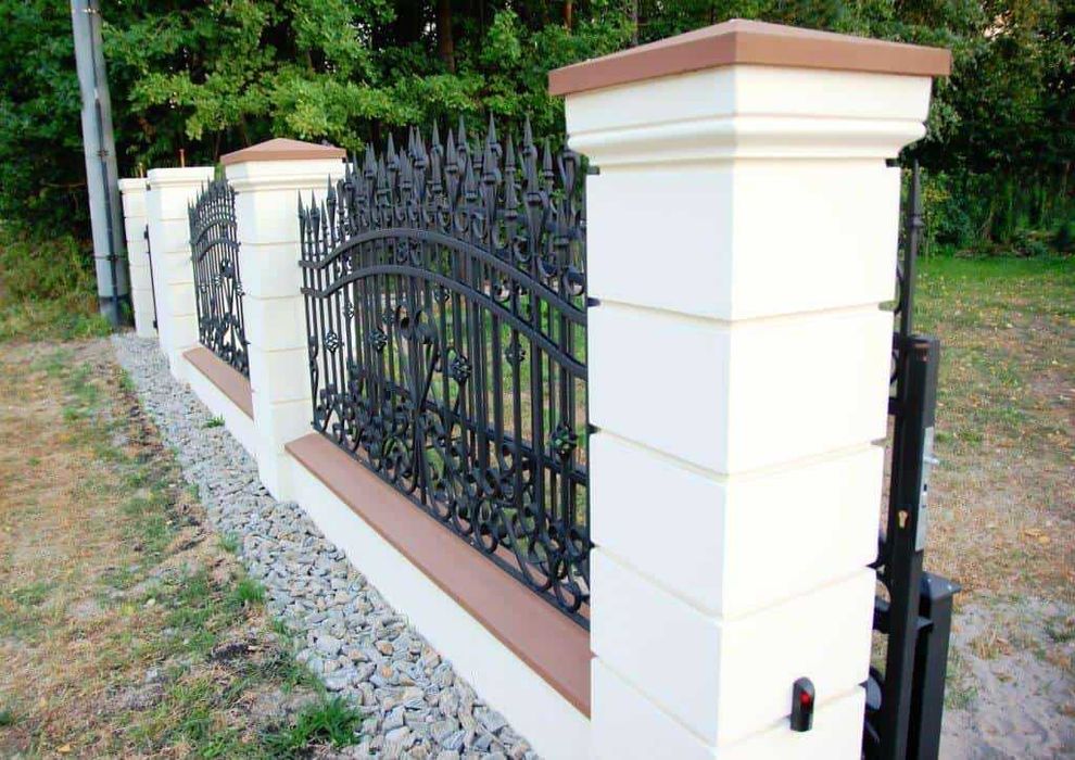 Ogrodzenie gładkie - boniowane -dworkowe 40x40x25