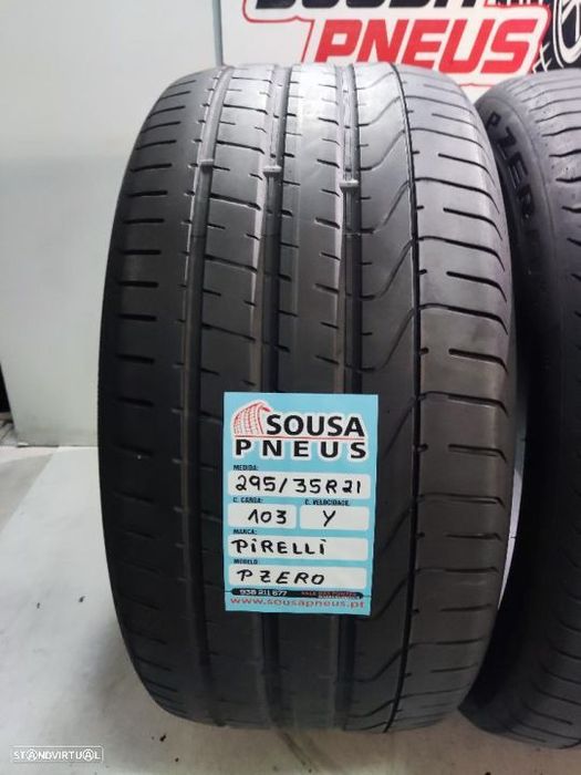2 pneus semi novos 295-35r21 pirelli - oferta dos portes 180 EUROS