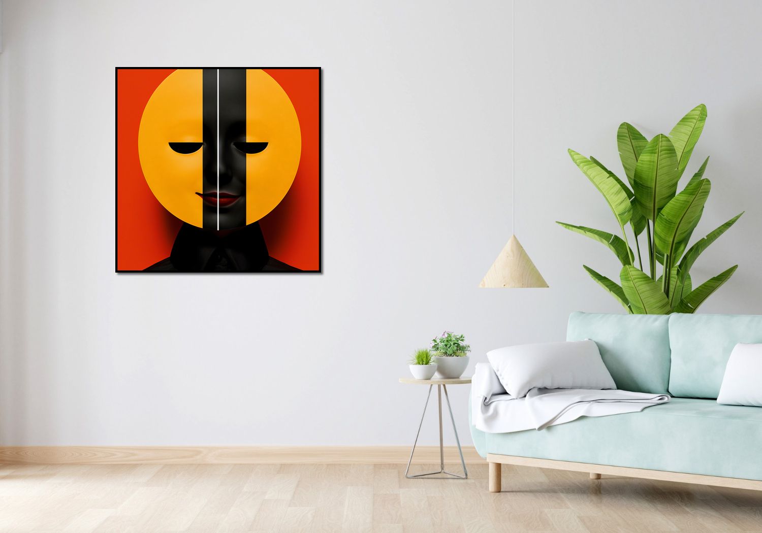 Plakat 90x90cm Dwie Twarze Rzeczywistości