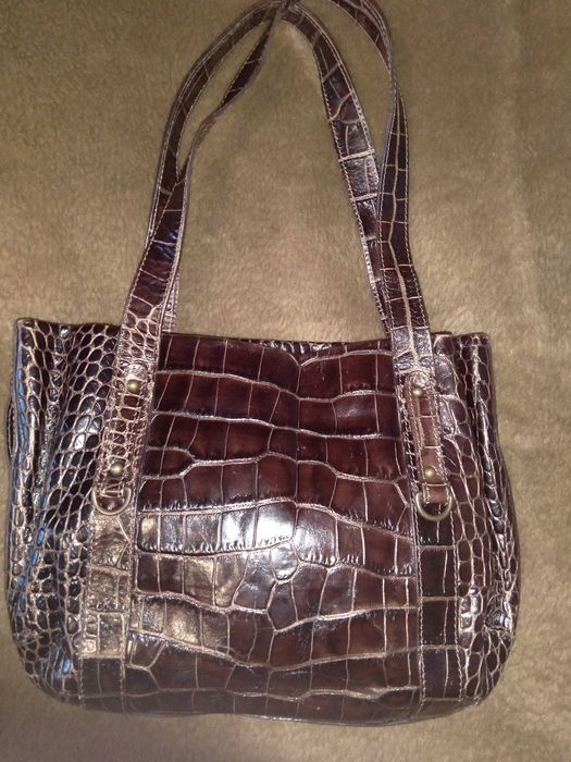 Сумка мега стиль крокодил италия abro
