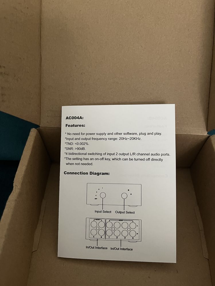 Switch Audio. Separator.