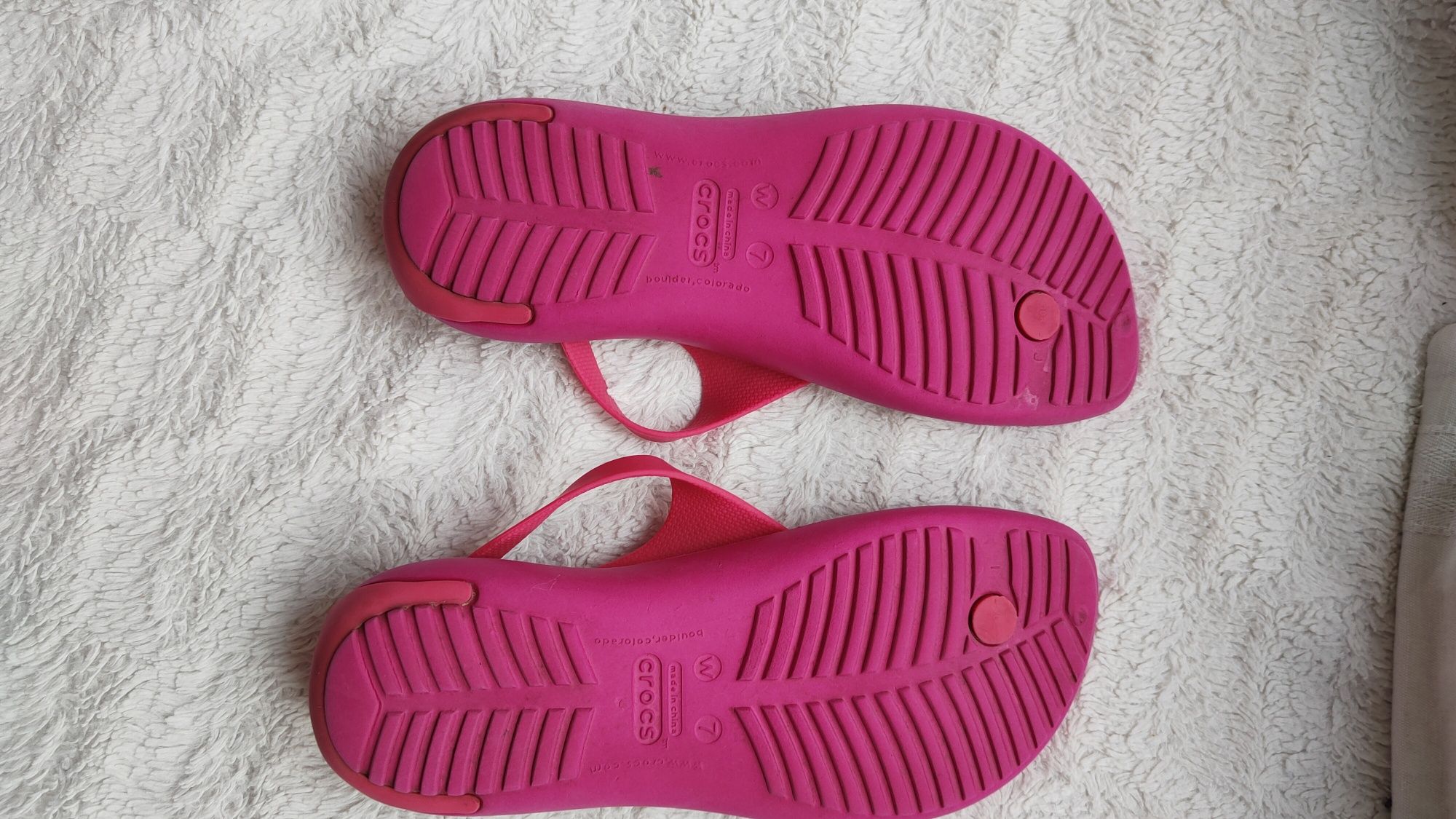 Crocs Candy Pink W7 sexi flip