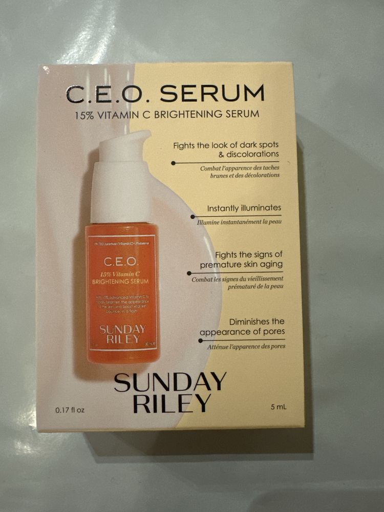 Sunday riley c.e.o serum rozjasniajace 5 ml 15% witamina C